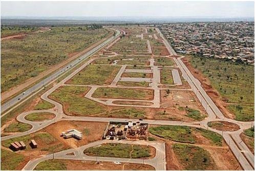 Construção da infraestrutura do bairro